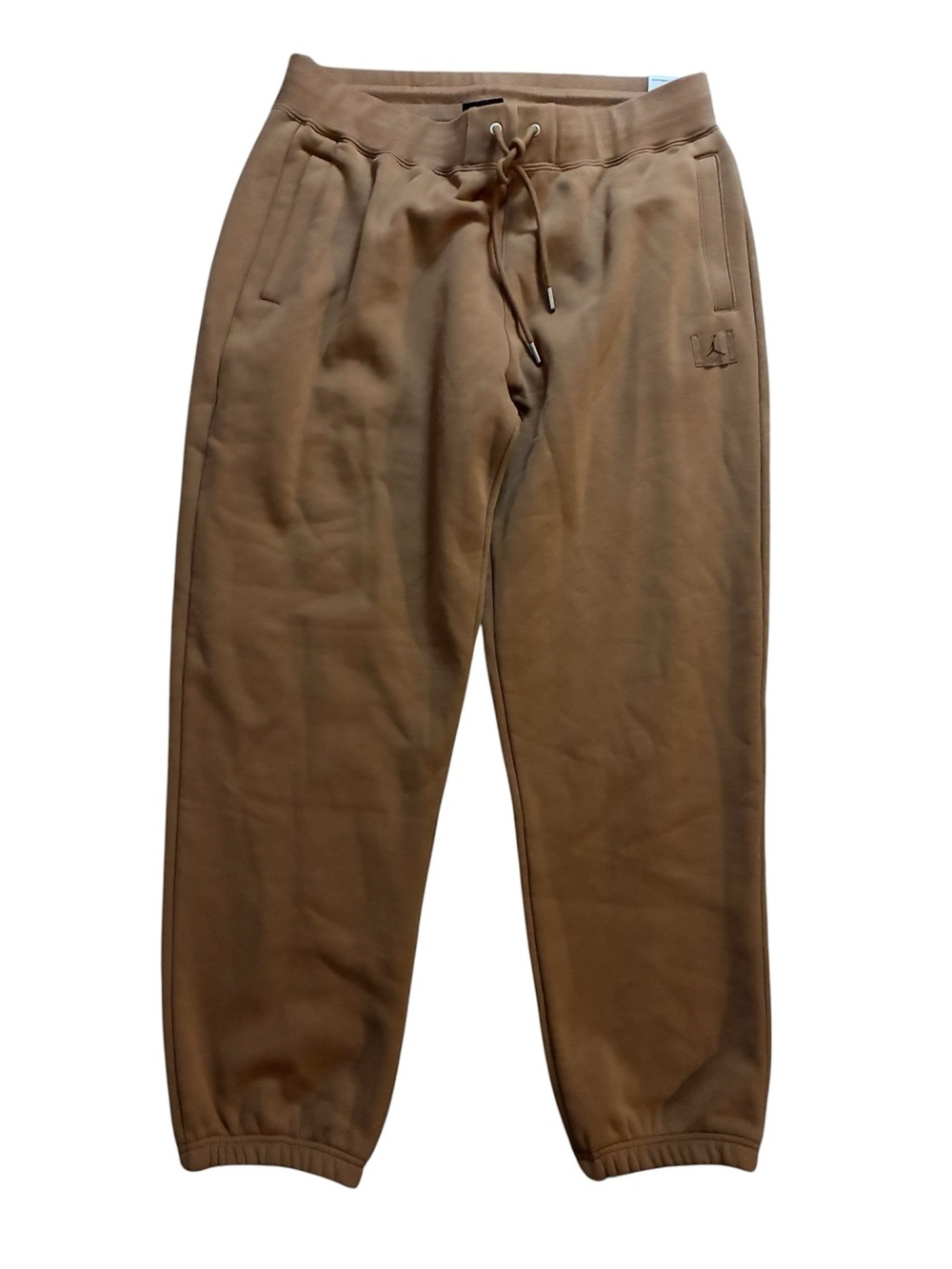 Jordan Tan Cotton Drawstring Joggers